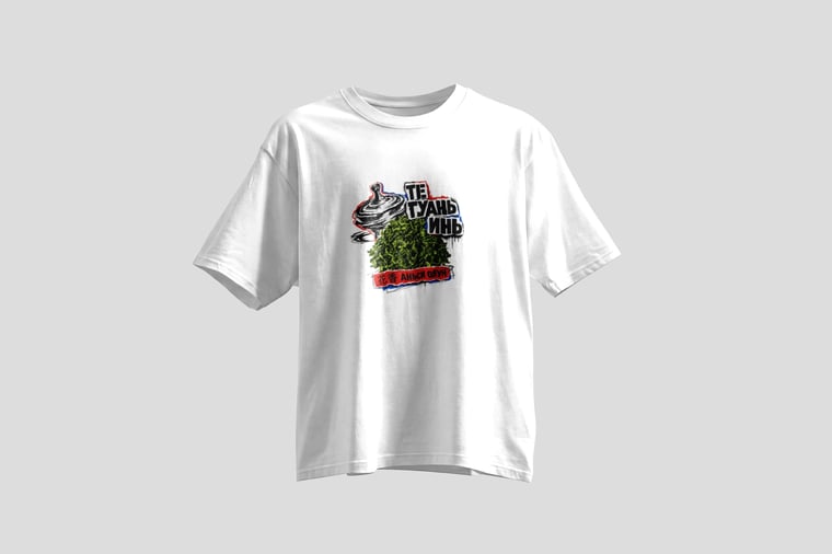Tee — Floral Tie Guan Yin