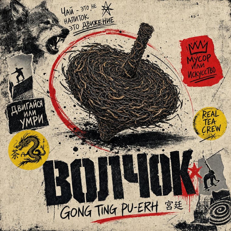 The design — Gong Ting Pu-erh