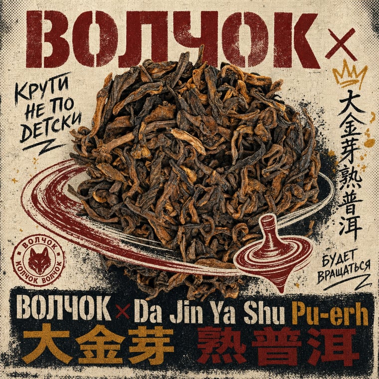 The design — Da Jin Ya Shu Pu-erh